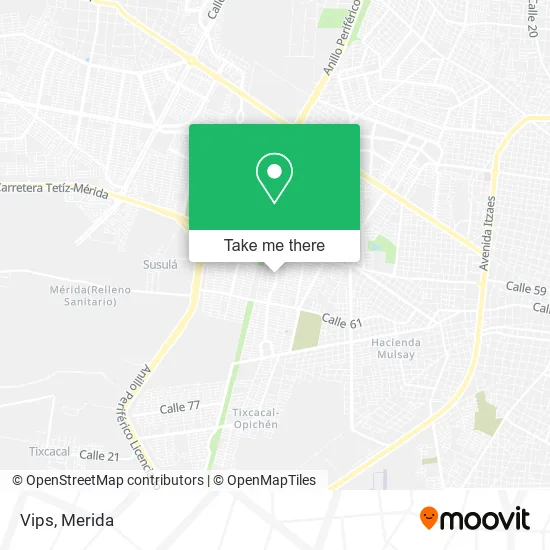 Vips map