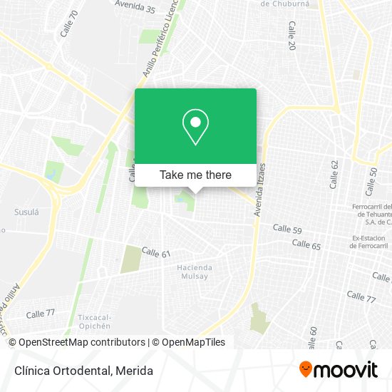 Mapa de Clínica Ortodental