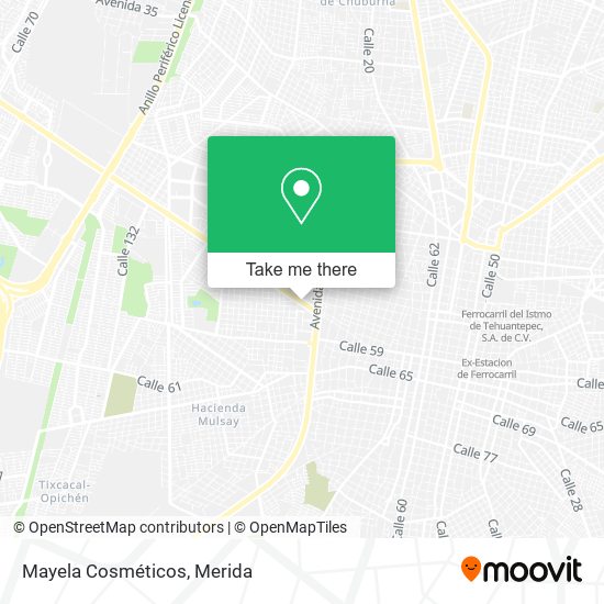 Mapa de Mayela Cosméticos