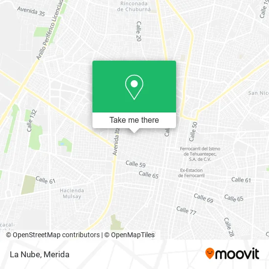 La Nube map