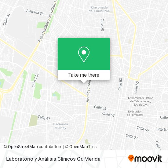 Laboratorio y Análisis Clínicos Gr map