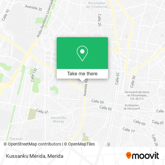 Kussanku Mérida map
