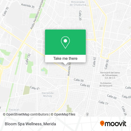 Mapa de Bloom Spa Wellness