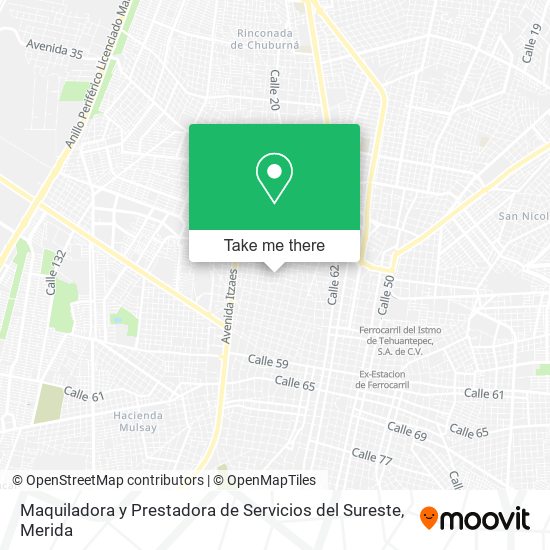 Maquiladora y Prestadora de Servicios del Sureste map