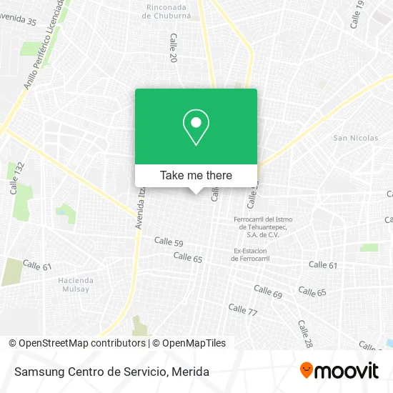 Samsung Centro de Servicio map
