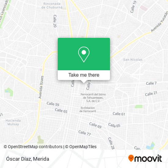 Mapa de Óscar Díaz
