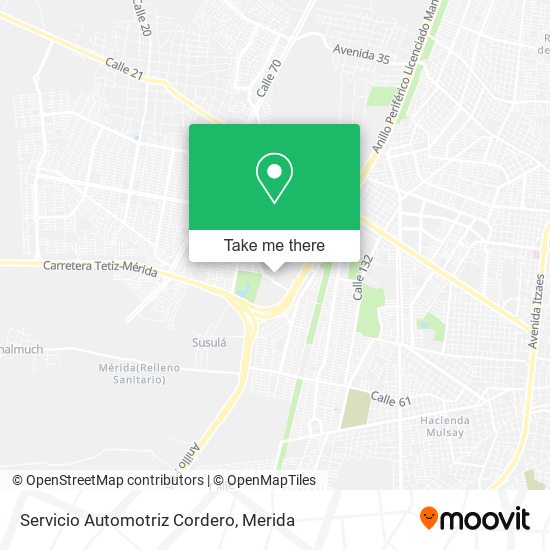 Servicio Automotriz Cordero map