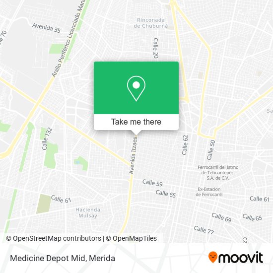 Mapa de Medicine Depot Mid
