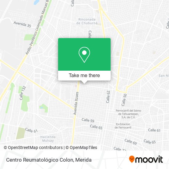 Centro Reumatológico Colon map