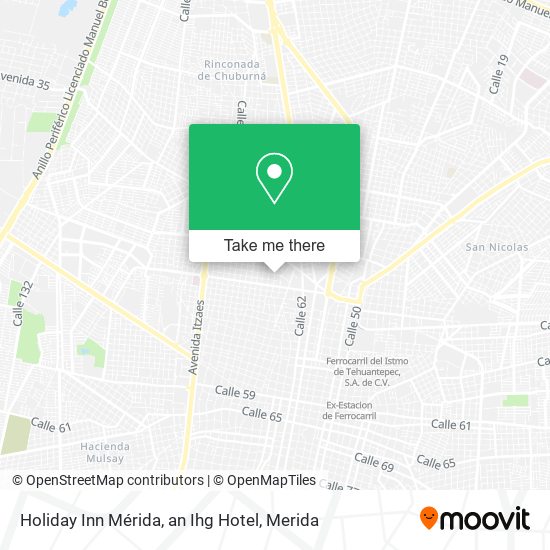 Holiday Inn Mérida, an Ihg Hotel map