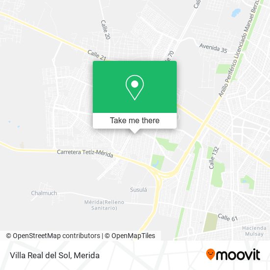 Mapa de Villa Real del Sol