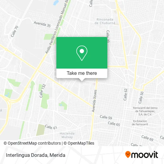 Interlingua Dorada map