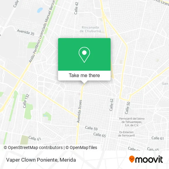 Vaper Clown Poniente map