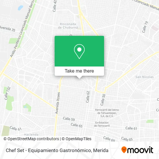 Chef Set - Equipamiento Gastronómico map