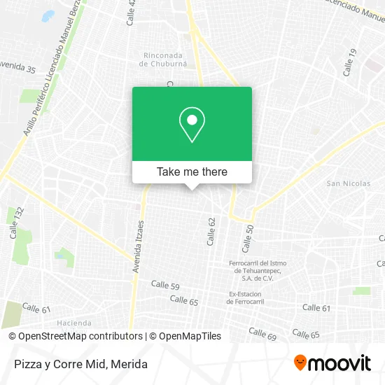 Pizza y Corre Mid map