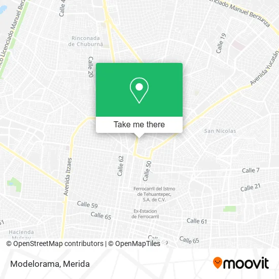 Modelorama map