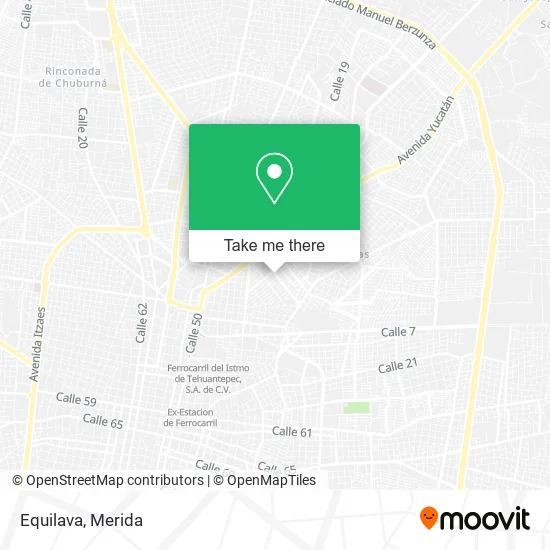 Equilava map