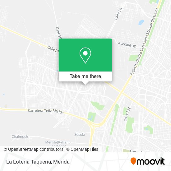 La Lotería Taquería map