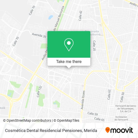 Mapa de Cosmética Dental Residencial Pensiones