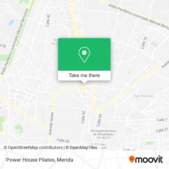 Power House Pilates map