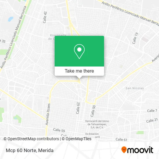 Mapa de Mcp 60 Norte