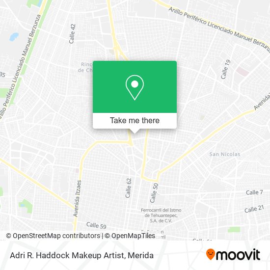 Adri R. Haddock Makeup Artist map