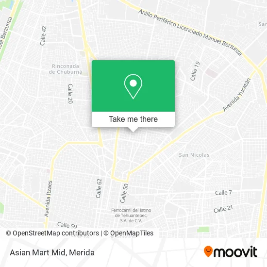 Asian Mart Mid map