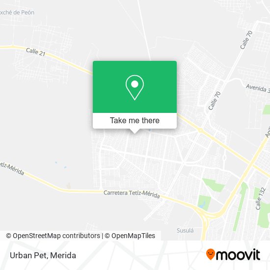 Mapa de Urban Pet