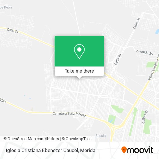 Mapa de Iglesia Cristiana Ebenezer Caucel