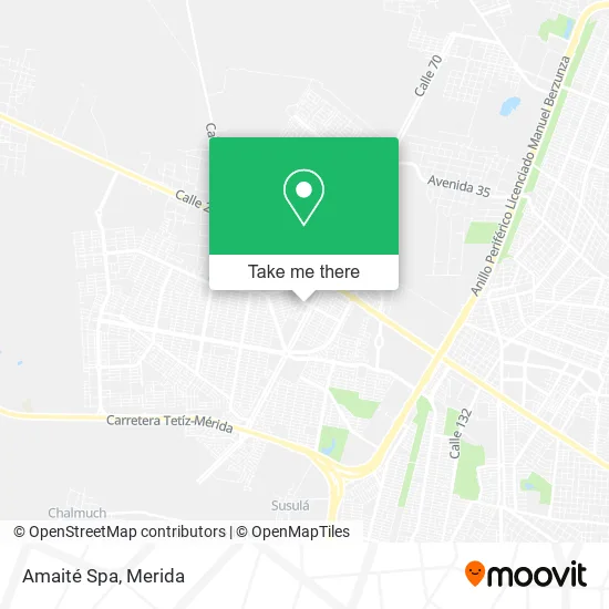 Mapa de Amaité Spa