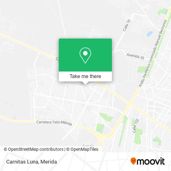 Carnitas Luna map