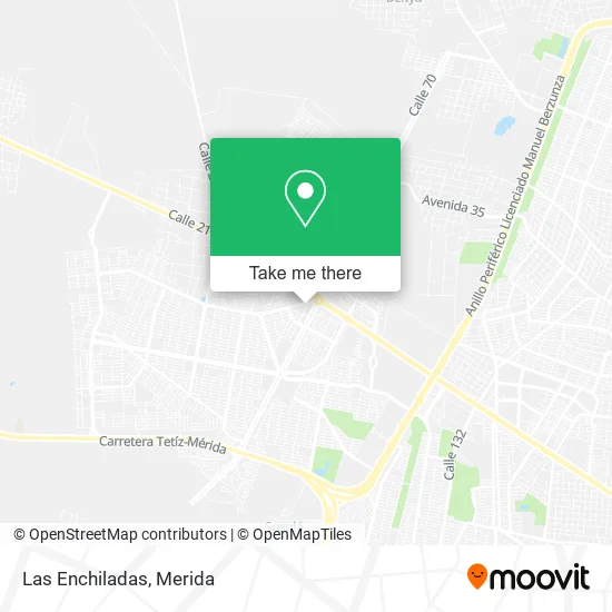 Las Enchiladas map