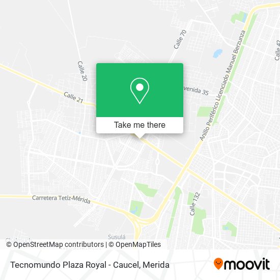 Tecnomundo Plaza Royal - Caucel map