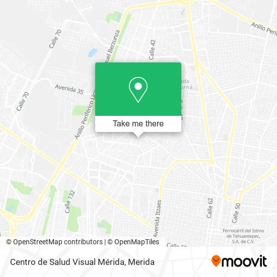 Centro de Salud Visual Mérida map