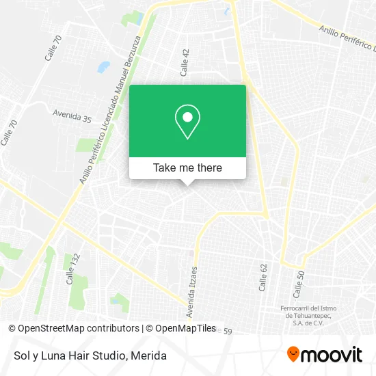 Mapa de Sol y Luna Hair Studio