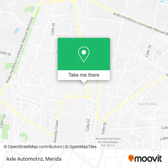 Mapa de Axle Automotriz