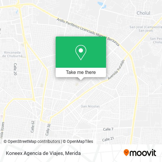 Mapa de Koneex Agencia de Viajes