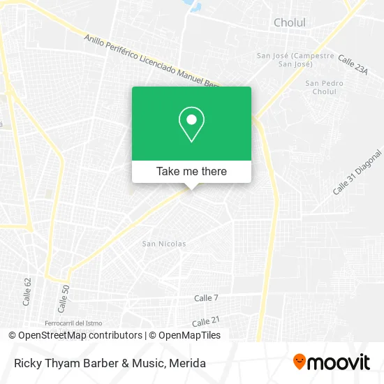 Ricky Thyam Barber & Music map