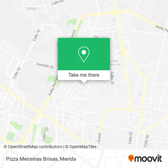 Pizza Messinas Brisas map