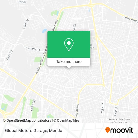 Mapa de Global Motors Garage