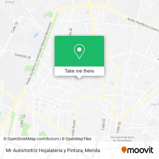Mr Automotriz Hojalatería y Pintura map
