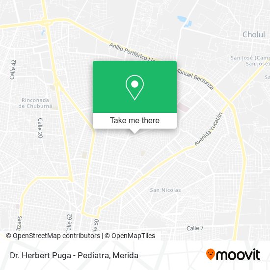 Dr. Herbert Puga - Pediatra map