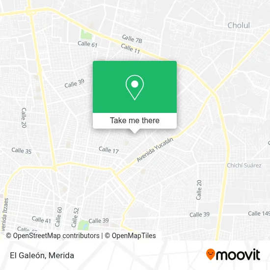 El Galeón map