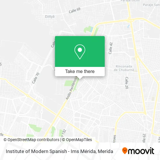 Institute of Modern Spanish - Ims Mérida map
