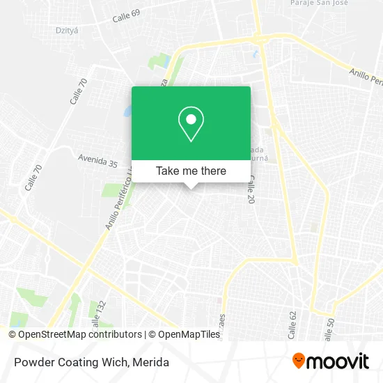 Powder Coating Wich map
