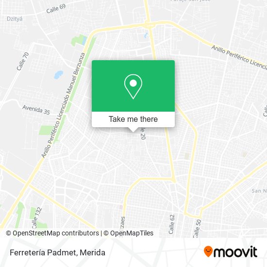 Mapa de Ferretería Padmet