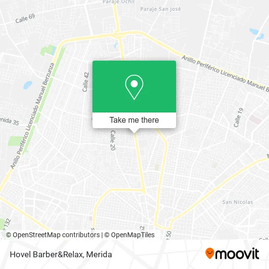 Hovel Barber&Relax map