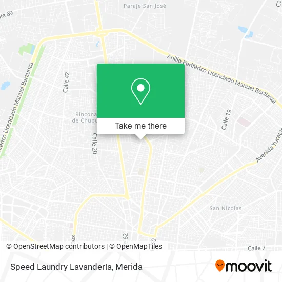 Speed Laundry Lavandería map