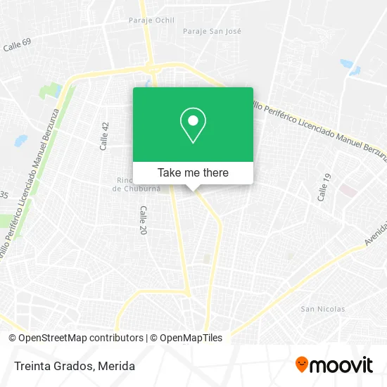 Treinta Grados map