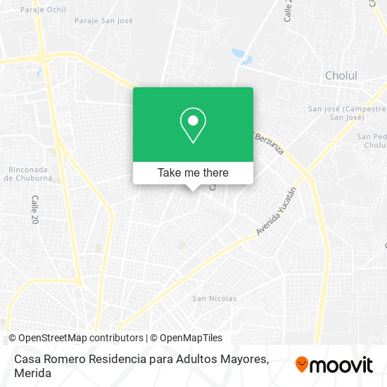 Casa Romero Residencia para Adultos Mayores map